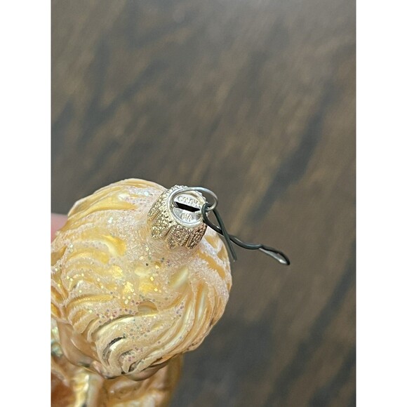 Vintage Kurt Adler Glass Ornament Gold Praying Choir Boy Columbia Christmas - Picture 4 of 5